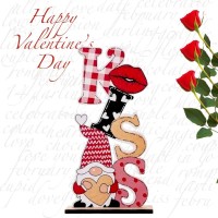 Ξύλινο Διακοσμητικό Kiss