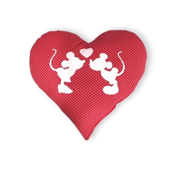 Μαξιλάρι Καρδιά Πουάν, Mickey-Minnie