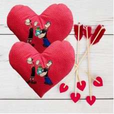 Μαξιλάρι Καρδιά Πουάν, Popeye-Olive