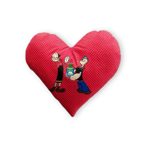 Μαξιλάρι Καρδιά Πουάν, Popeye-Olive