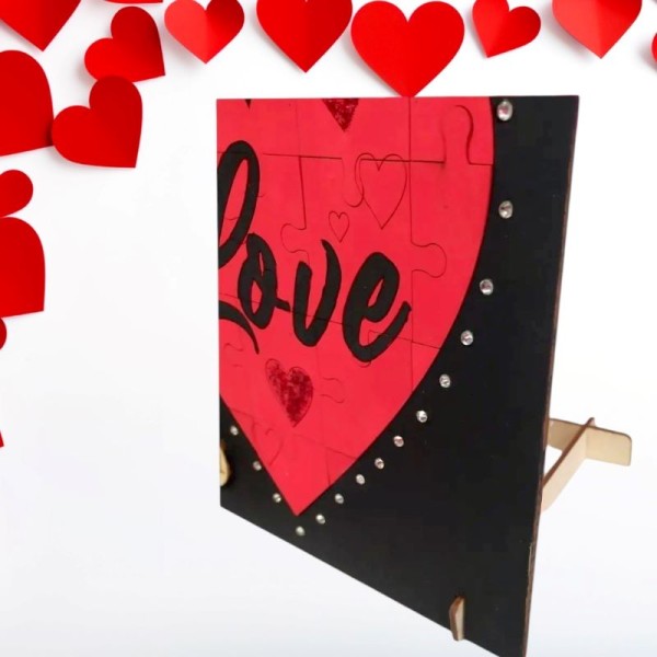 Παζλ-Κορνίζα Love