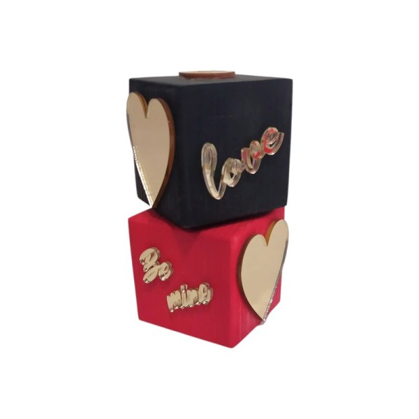 Love Cube - Διακοσμητικός Κύβος Αγάπης