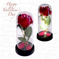 Διακοσμητικό Τριαντάφυλλο με LED Λαμπάκια Ψηλό