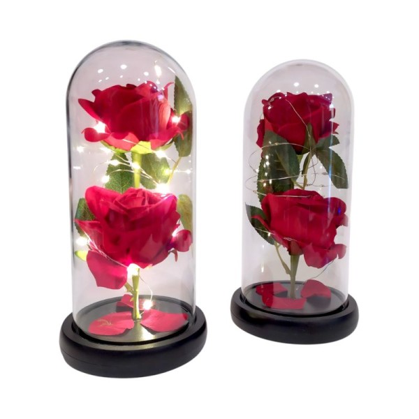 Διακοσμητικά Τριαντάφυλλα με LED Λαμπάκια 