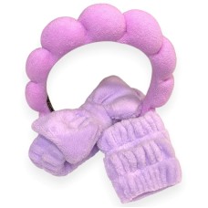 Σετ Skincare Puffy Στέκα Κορδέλα και Μανσέτες