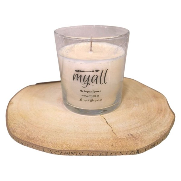 Αρωματικό Κερί Σόγιας Μελομακάρονο