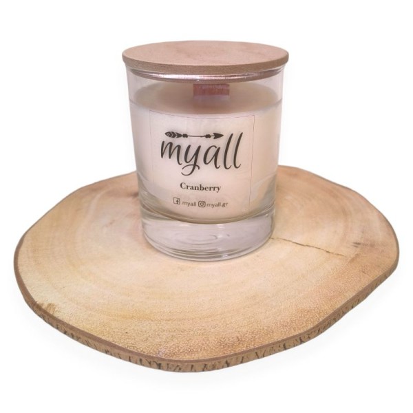 Αρωματικό Κερί Σόγιας Cranberry