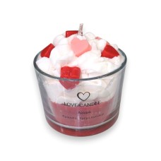 Love Candle Little Hearts