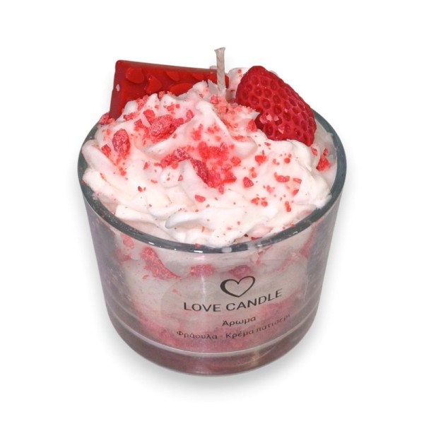 Love Candle Starwberry