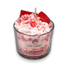 Love Candle Starwberry