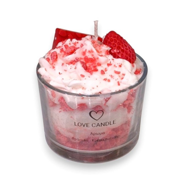 Love Candle Starwberry