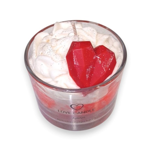 Love Candle Diamond Heart