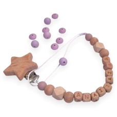 Κλιπ Πιπίλας με Όνομα Natural Star