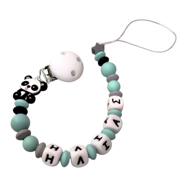 Κλιπ Πιπίλας με Όνομα, Panda White