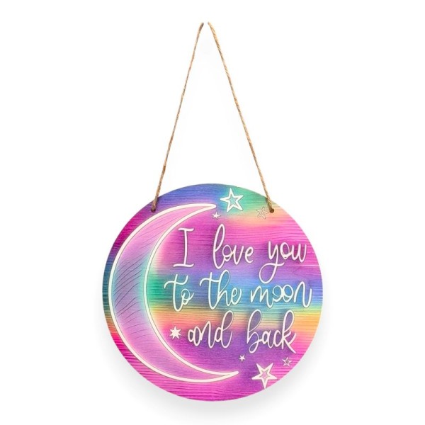 Παιδικό Διακοσμητικό Τοίχου I Love You To The Moon And Back