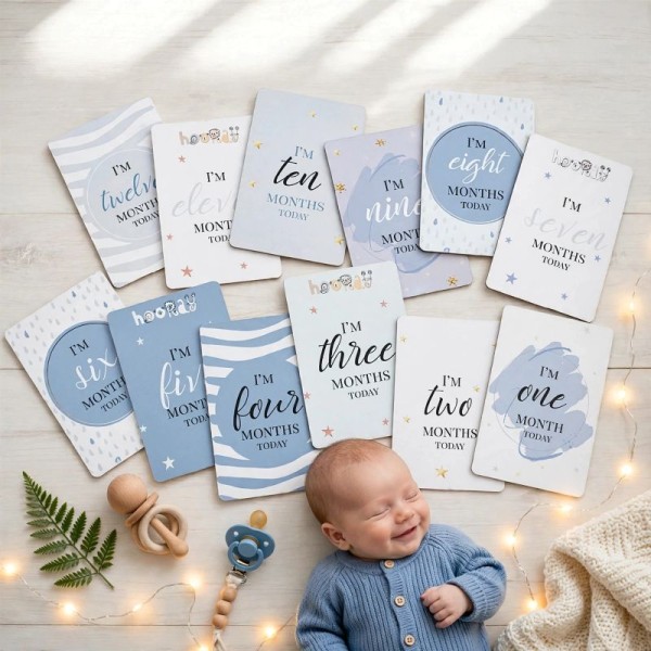 Αναμνηστικές Κάρτες Ανάπτυξης Μωρού, Baby Milestone Cards