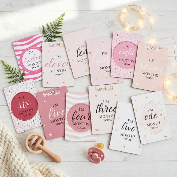 Αναμνηστικές Κάρτες Ανάπτυξης Μωρού, Baby Milestone Cards