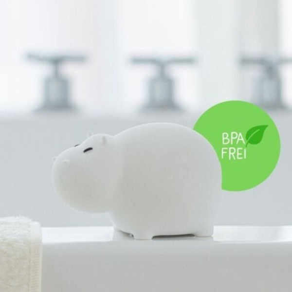 Mega Light Swimmy Hippo, Αδιάβροχο Φωτιστικό με Εναλλαγές Χρωμάτων