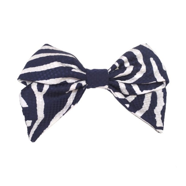 Πιαστράκι Φιόγκος με Μπαρέτα Blue Zebra