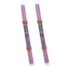 Λαμπάδα Gold Strass