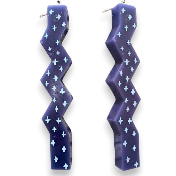 Λαμπάδα Ζικ-Ζακ με Σταυρούς