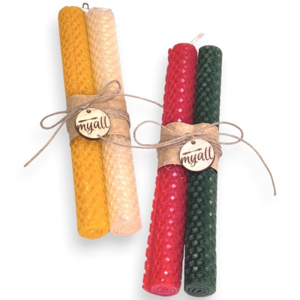 Λαμπάδες για Ζευγάρι Μελισσοκέρι