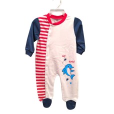 Βρεφικό Ολόσωμο Φορμάκι Red Dolphin