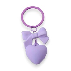 Μπρελόκ Καρδιά με Φιόγκο