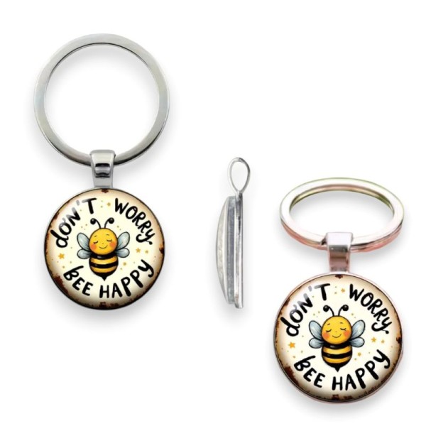 Μπρελόκ Don't Worry Bee Happy