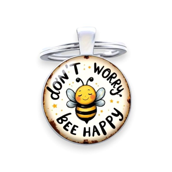 Μπρελόκ Don't Worry Bee Happy