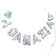 Υφασμάτινο Name Banner Feathers