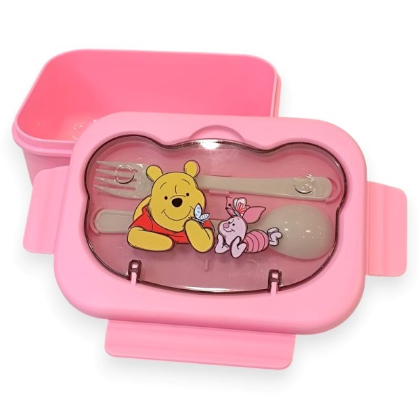 Φαγητοδοχείο Winnie με Κουτάλι και Πιρούνι