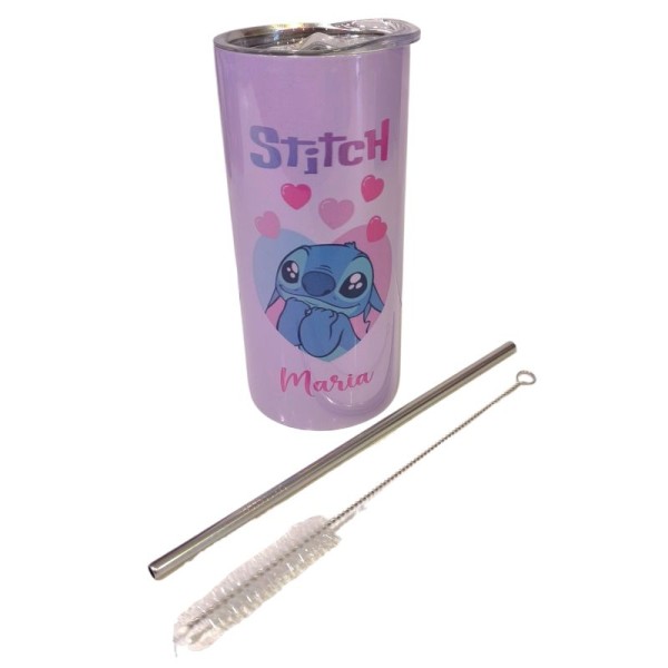 Θερμός Sparkling 480ml- Stitch - Όνομα