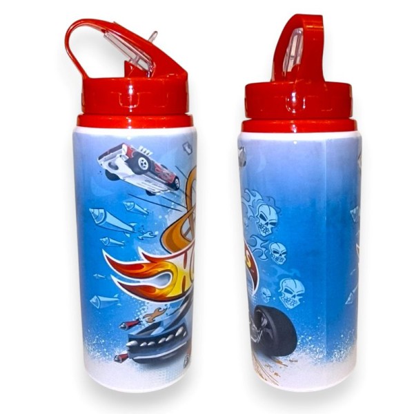 Μπουκάλι Αλουμινίου με Εκτύπωση Hot Wheels