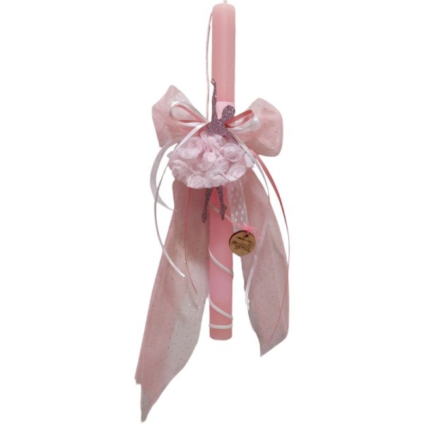 Λαμπάδα Μπαλαρίνα Glitter