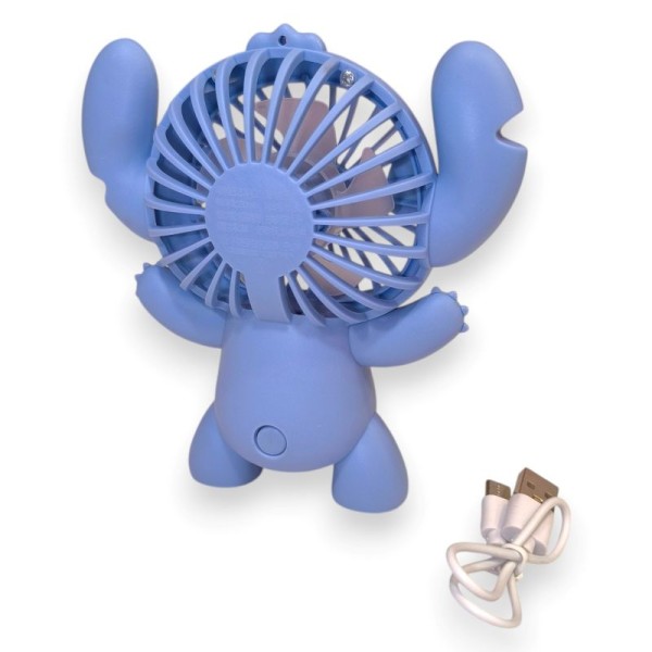 Επαναφορτιζόμενος Mini Ανεμιστήρας Stitch