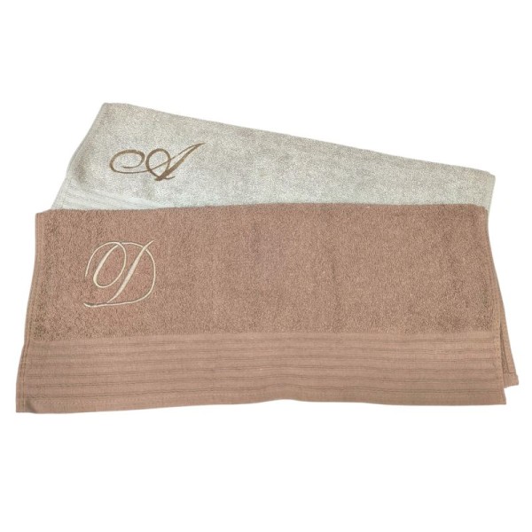 Σετ Πετσέτες με Κέντημα και Αντιστροφή χρωμάτων