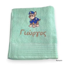 Πετσέτα με Κέντημα Chase-Paw Patrol