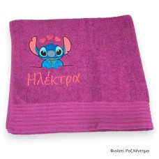 Πετσέτα με Κέντημα, Stitch και Όνομα