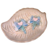 Παιδικό Πιαστράκι Glitter Δερματίνη, Heart