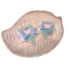 Παιδικό Πιαστράκι Glitter Δερματίνη, Heart