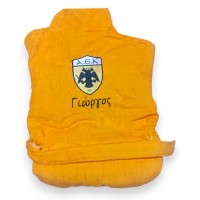 Παιδικό Μπουρνούζι με Κέντημα, Σήμα ΑΕΚ και Ό...