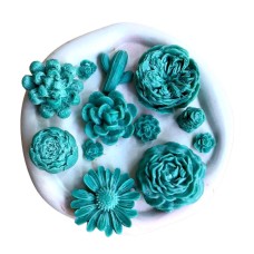 Wax Melts Σανδαλόξυλο-Βανίλια σε Σχήμα Λουλουδιών
