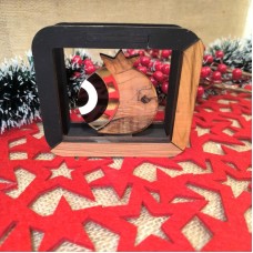 Επιτραπέζιο Exlusive Τετράγωνο Γούρι Ρόδι-Μάτι