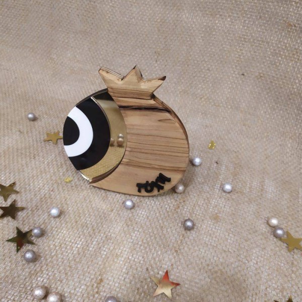 Επιτραπέζιο Exlusive Γούρι Ρόδι-Μάτι