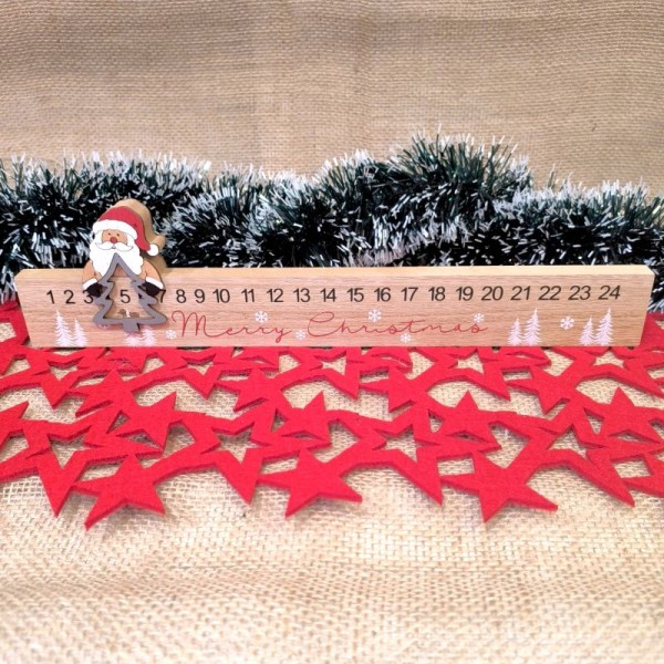 Advent Calendar Ruler - Χάρακας Αντίστροφης Μέτρησης