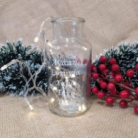 Διακοσμητικό Βάζο με Ευχές και Λαμπάκια