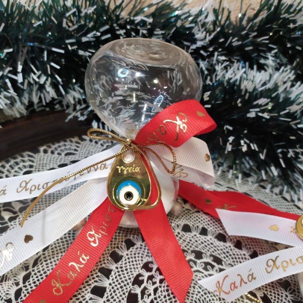Γυάλινη Κλεψύδρα Χριστουγεννιάτικη