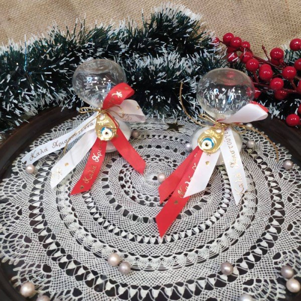 Γυάλινη Κλεψύδρα Χριστουγεννιάτικη