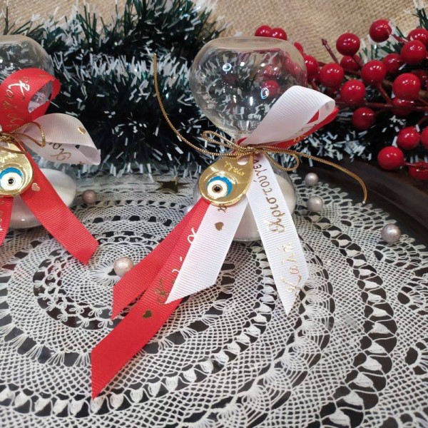 Γυάλινη Κλεψύδρα Χριστουγεννιάτικη